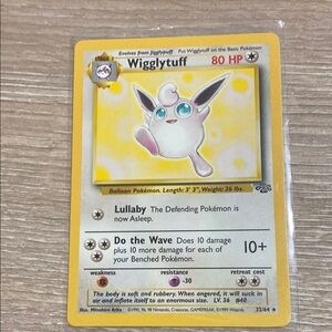 Wigglytuff 32/64 Jungle Unlimited Non Holo WotC 1999 Vintage Pokemon TCG Card